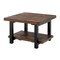 Alaterre Furniture Pomona 27" Metal and Wood Square Coffee Table AMBA1320 - alternate 1